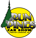 Run to the Pines Car Show Contact Us logo (image)